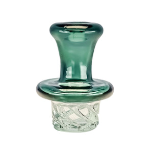 Vortex Spinner Carb Cap | Emerald Color Profile View | Dabbing Warehouse