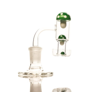 Mushroom Terp Slurper Set | Green In Banger View | Dabbing Warehouse