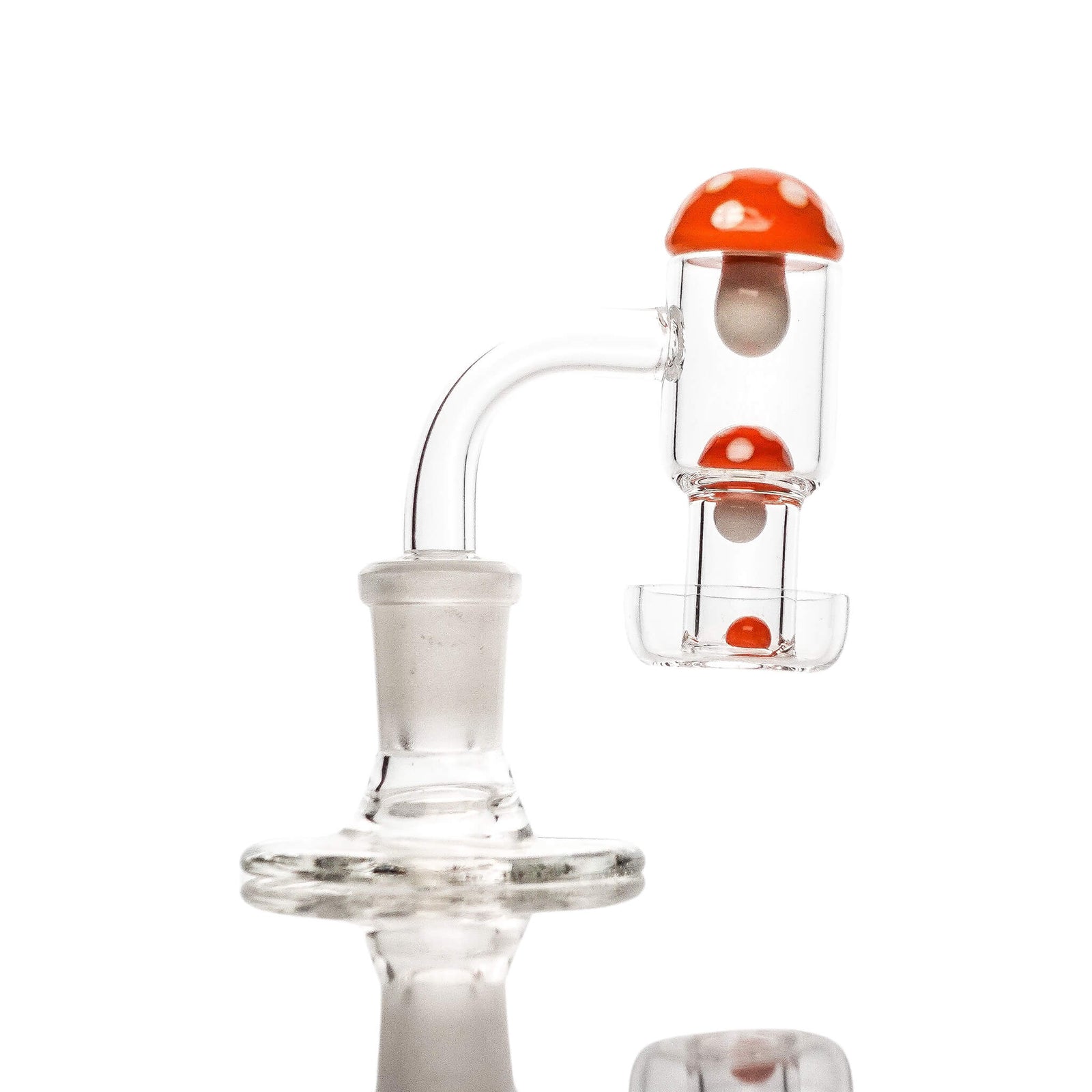 Mushroom Terp Slurper Set | Orange Profile View | Dabbing Warehouse