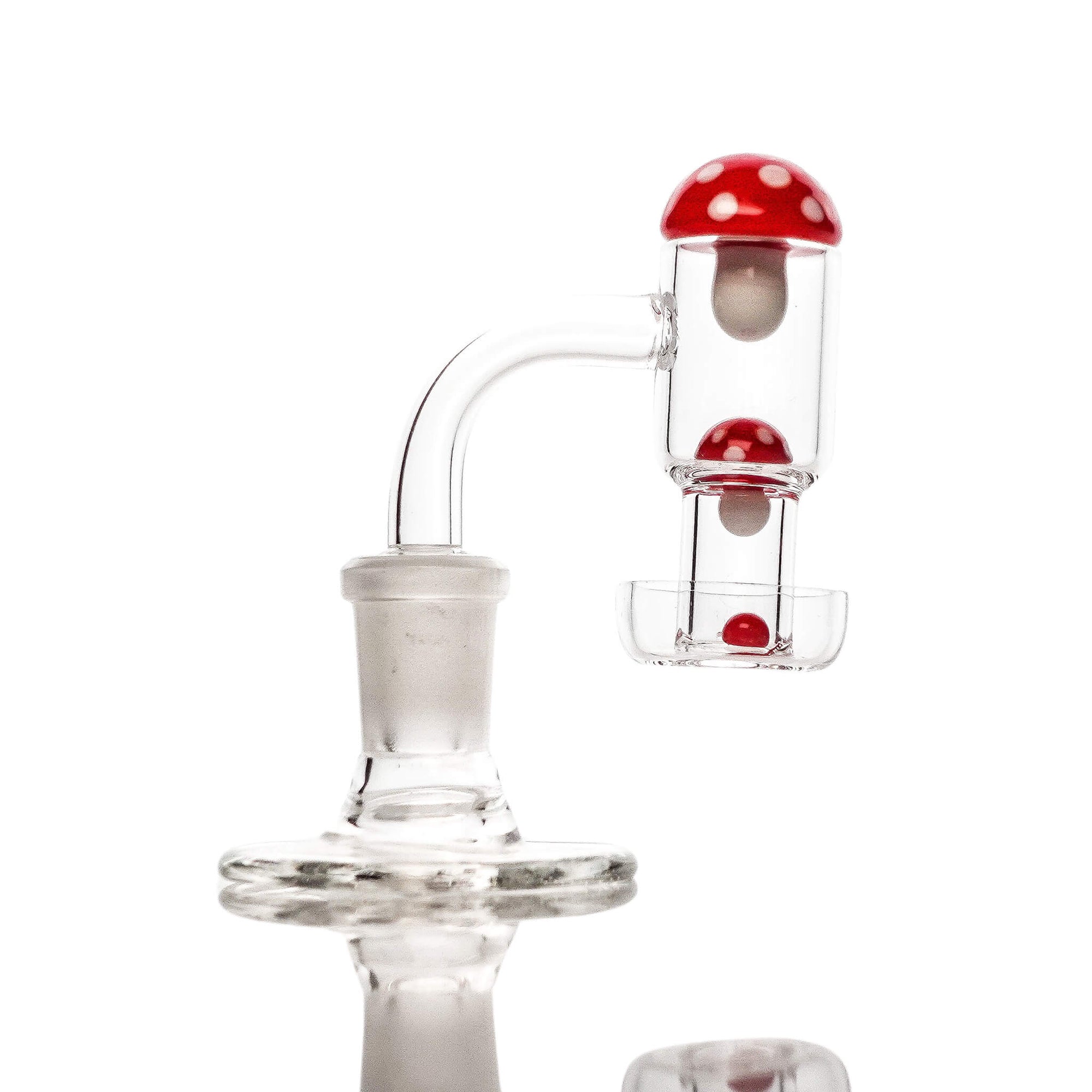 Mushroom Terp Slurper Set | Red Profile View | Dabbing Warehouse