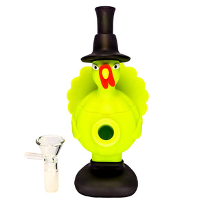 Pilgrim Turkey Silicone Bong |Flower Bowl Out View | the dabbing specialists