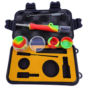 Nectar Collector Pocket Tech | Red/Yellow/Green Standard Disassembled Version View | DW