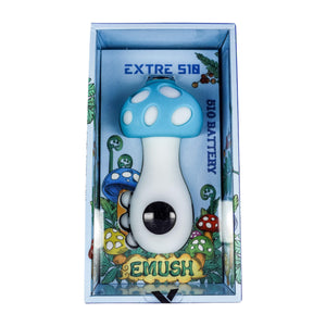 EMUSH Extre 510 Battery | Blue Mushroom View | Dabbing Warehouse