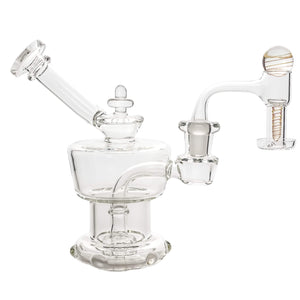 Regal Water Tank Bubbler | Dab Bubblers & Pipes | Regal With Terp Slurper Orange View | DW