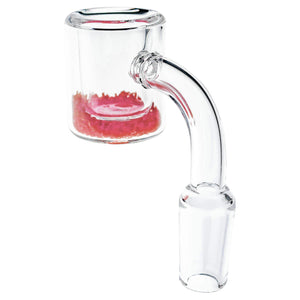 Colorful Thermochromic Quartz Banger | Red Color Changing Sand View | Dabbing Warehouse