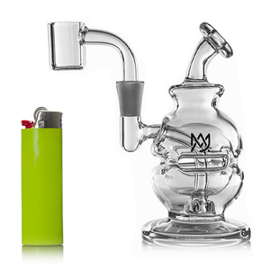 MJ Arsenal Royale Mini Dab Rig | Size Comparison View | DW