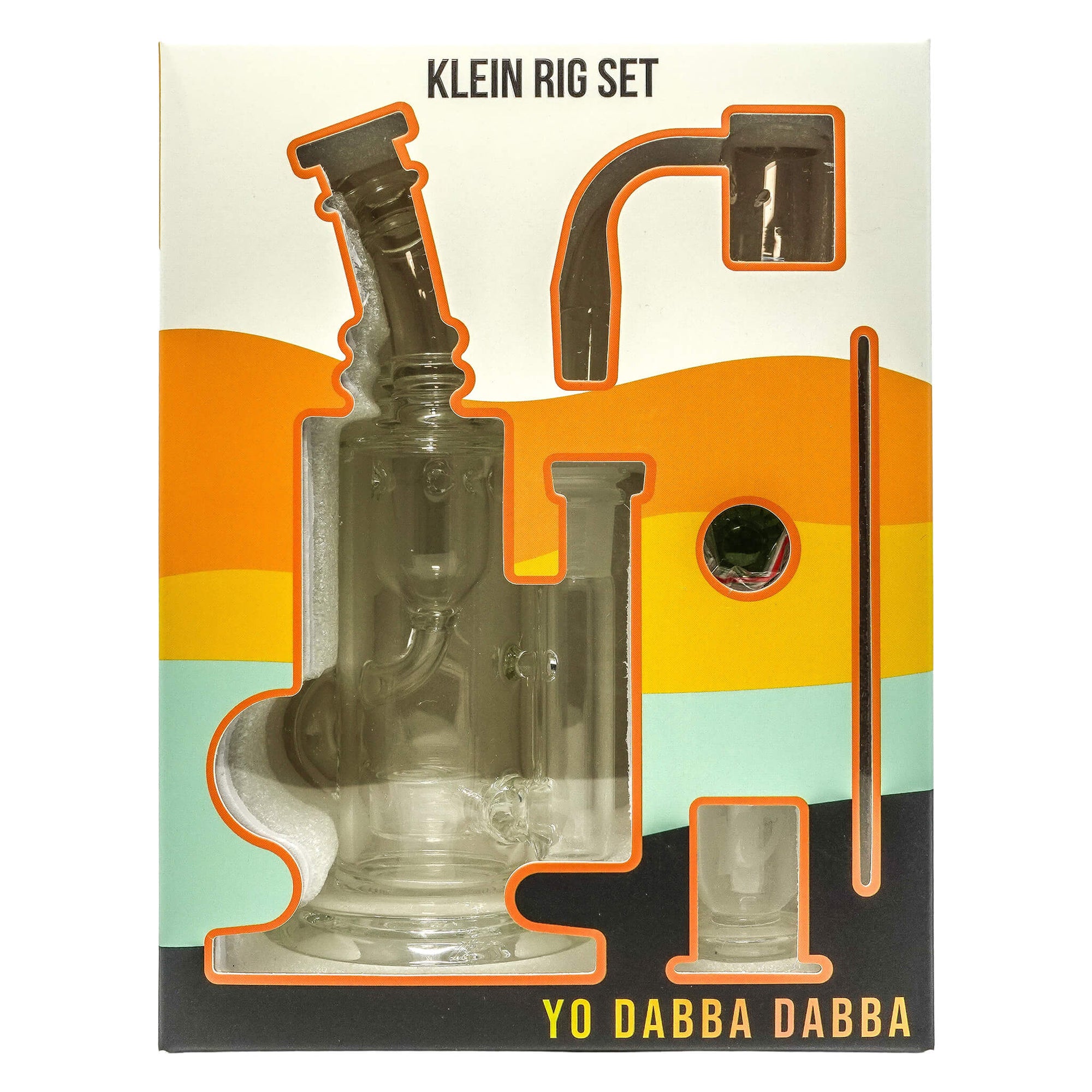 Yo Dab Rig Sets | Klein Style Set Box Front View | Dabbing Warehouse