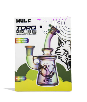 Wulf Mods Torq 14mm Dab Rig with Quartz Banger | In Box Color View | DW
