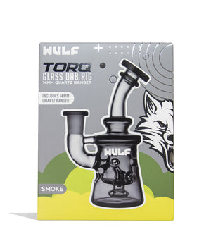 Wulf Mods Torq 14mm Dab Rig with Quartz Banger | In Box Smoke View | DW