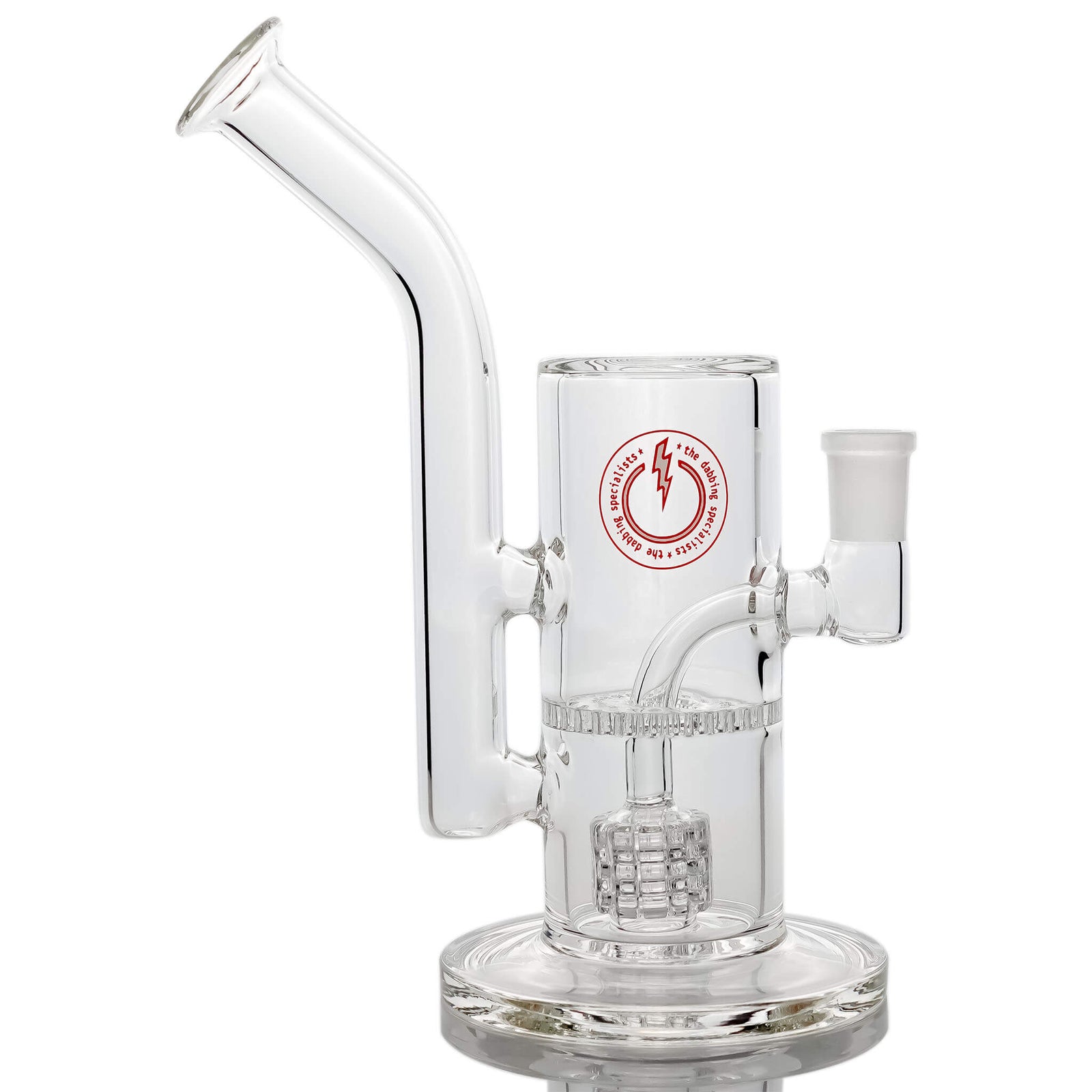 Reborn Precision Mini Dual Bubbler | Female Jointed Profile View | Dabbing Warehouse