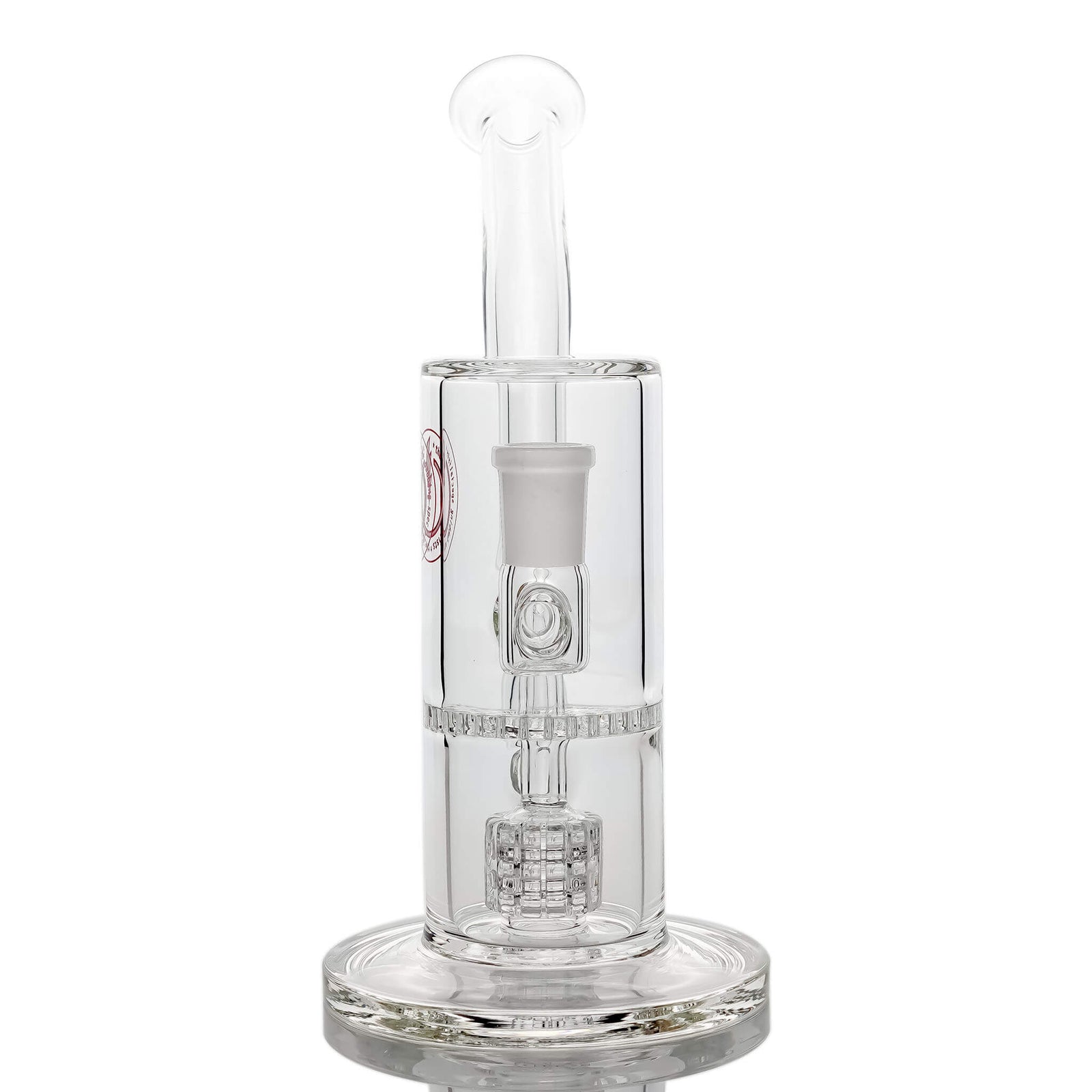 Reborn Precision Mini Dual Bubbler | Female Jointed Profile View | Dabbing Warehouse
