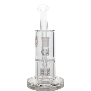 Reborn Precision Mini Dual Bubbler | Female Jointed Front Face View | Dabbing Warehouse