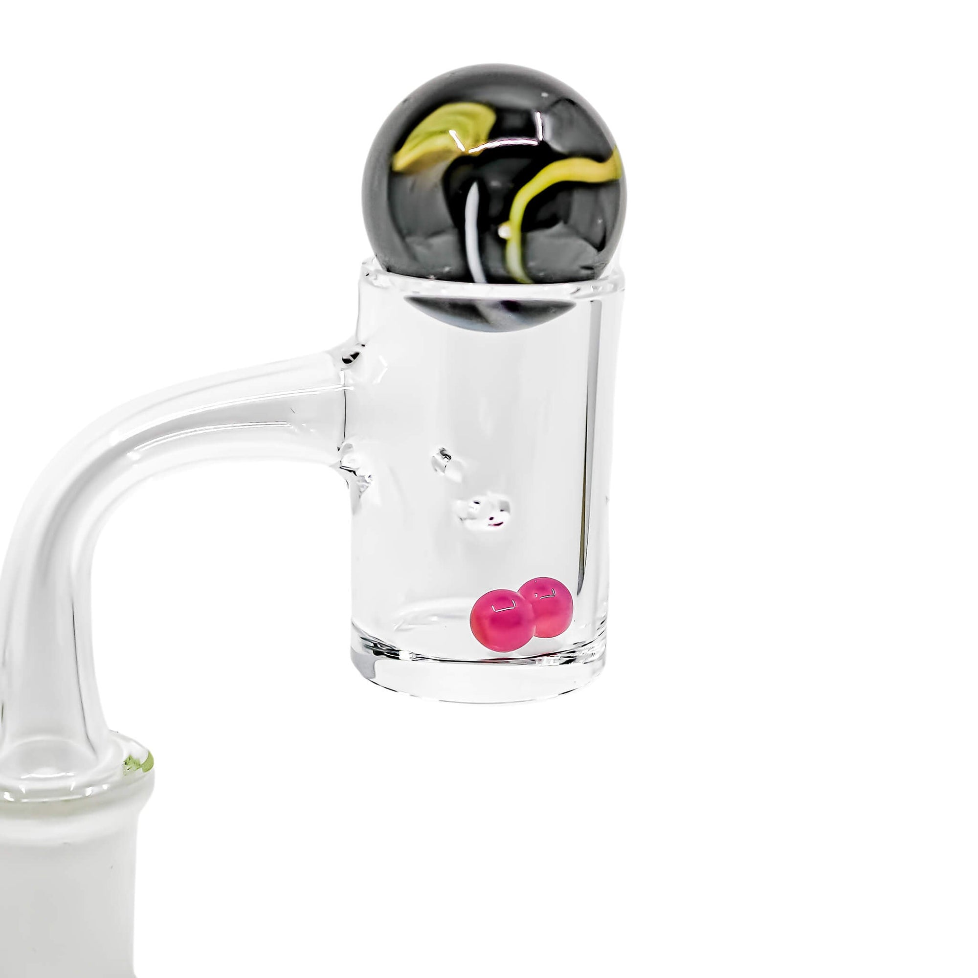 Clear Commander Auto-Spinning Dab Kit | Ruby Pearls Auto-Spinning View | Dabbing Warehouse