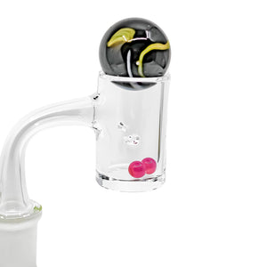 Clear Commander Auto-Spinning Dab Kit | Ruby Pearls Auto-Spinning View | Dabbing Warehouse