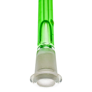 18mm to 14mm Female Glycerin Downstem | Green Joint End | Dabbing Warehouse