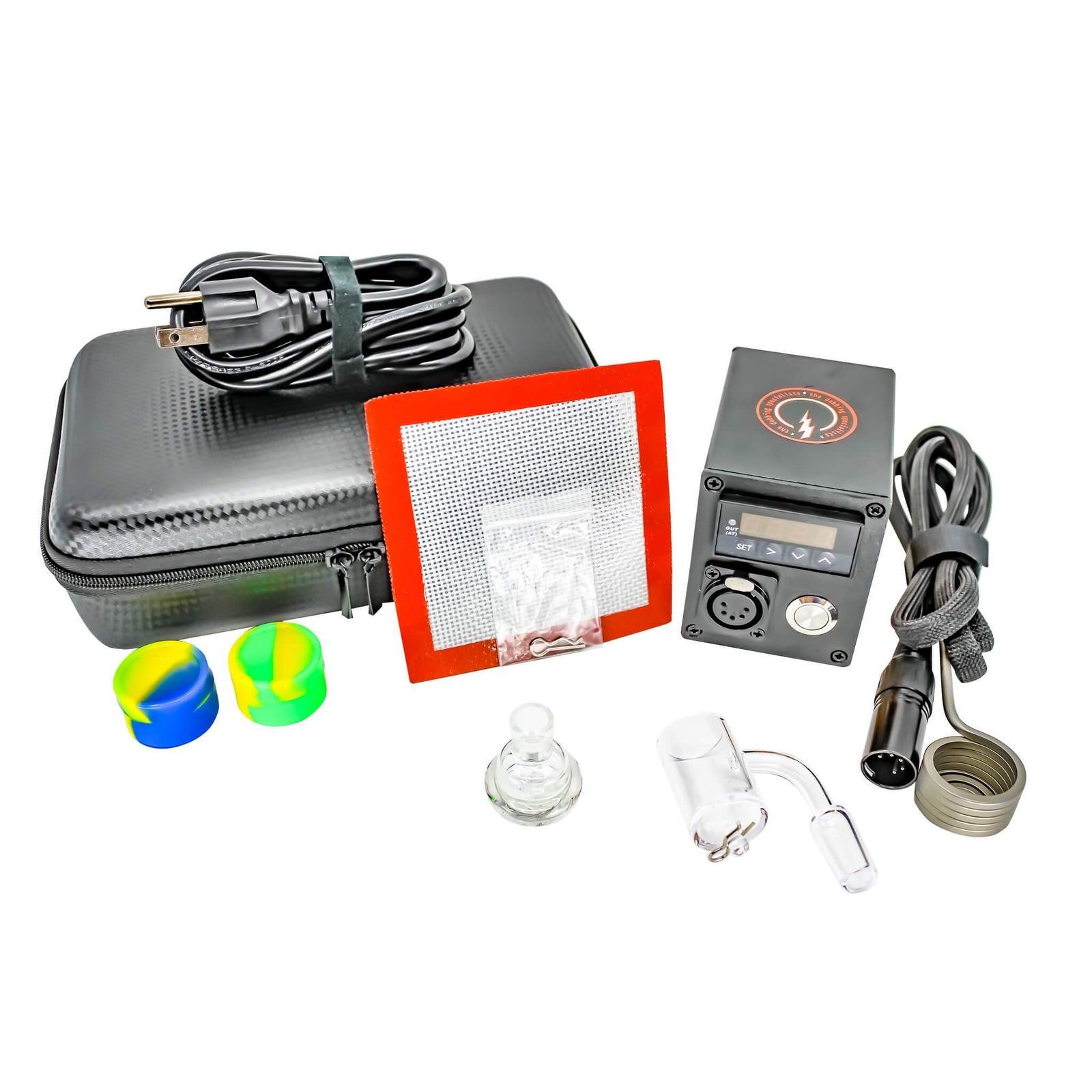 25mm Deluxe Enail Kit (Case) | Whole Dabbing Kit View | Dabbing Warehouse