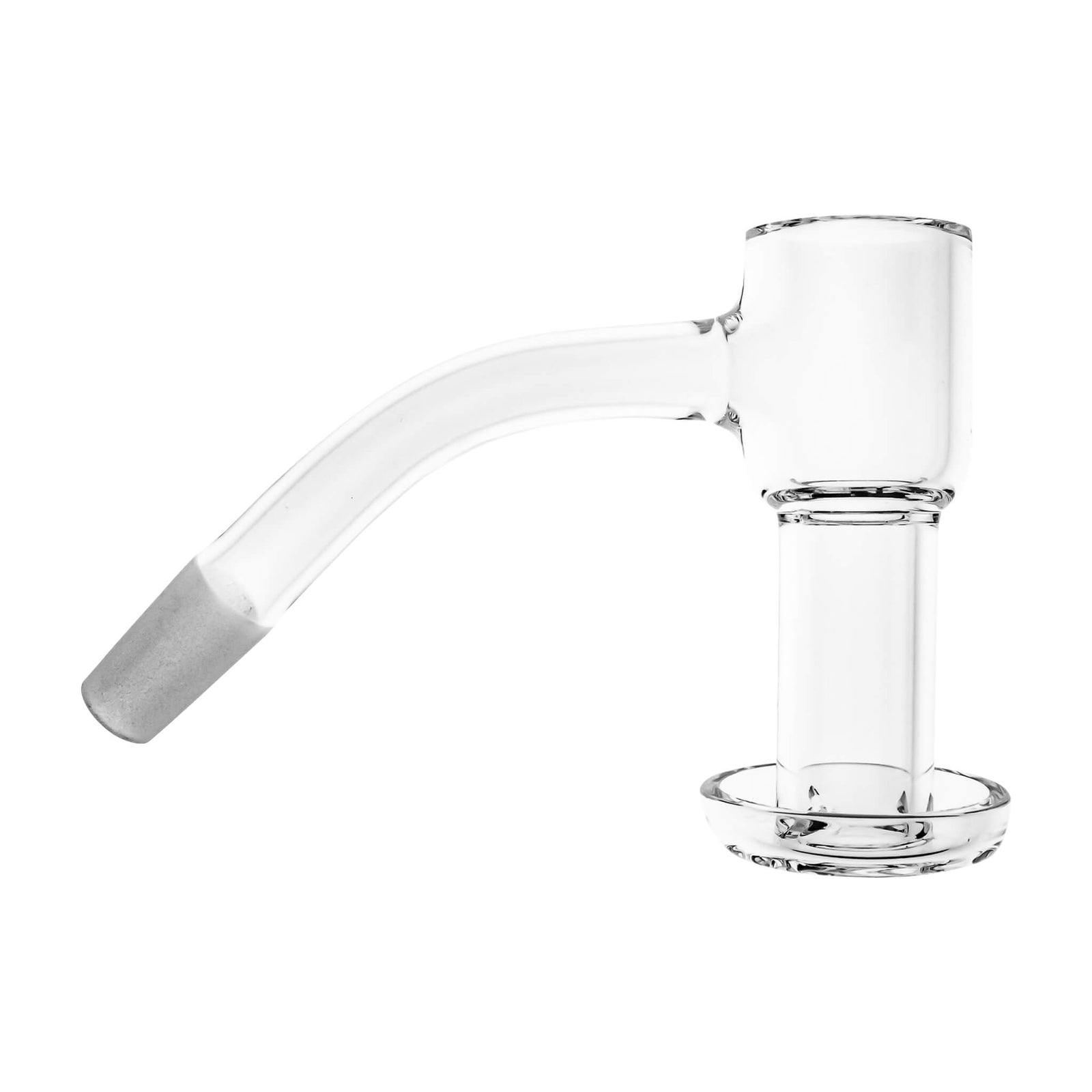 45° Full Weld Terp Slurper Tall VacTube Quartz Banger | 45 Degree 10mm Male Terp Slurper View | DW