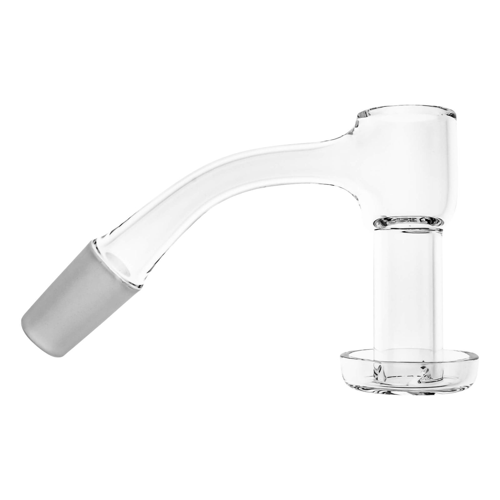 45° Full Weld Terp Slurper Tall VacTube Quartz Banger | 45 Degree 10mm Male Terp Slurper View | DW