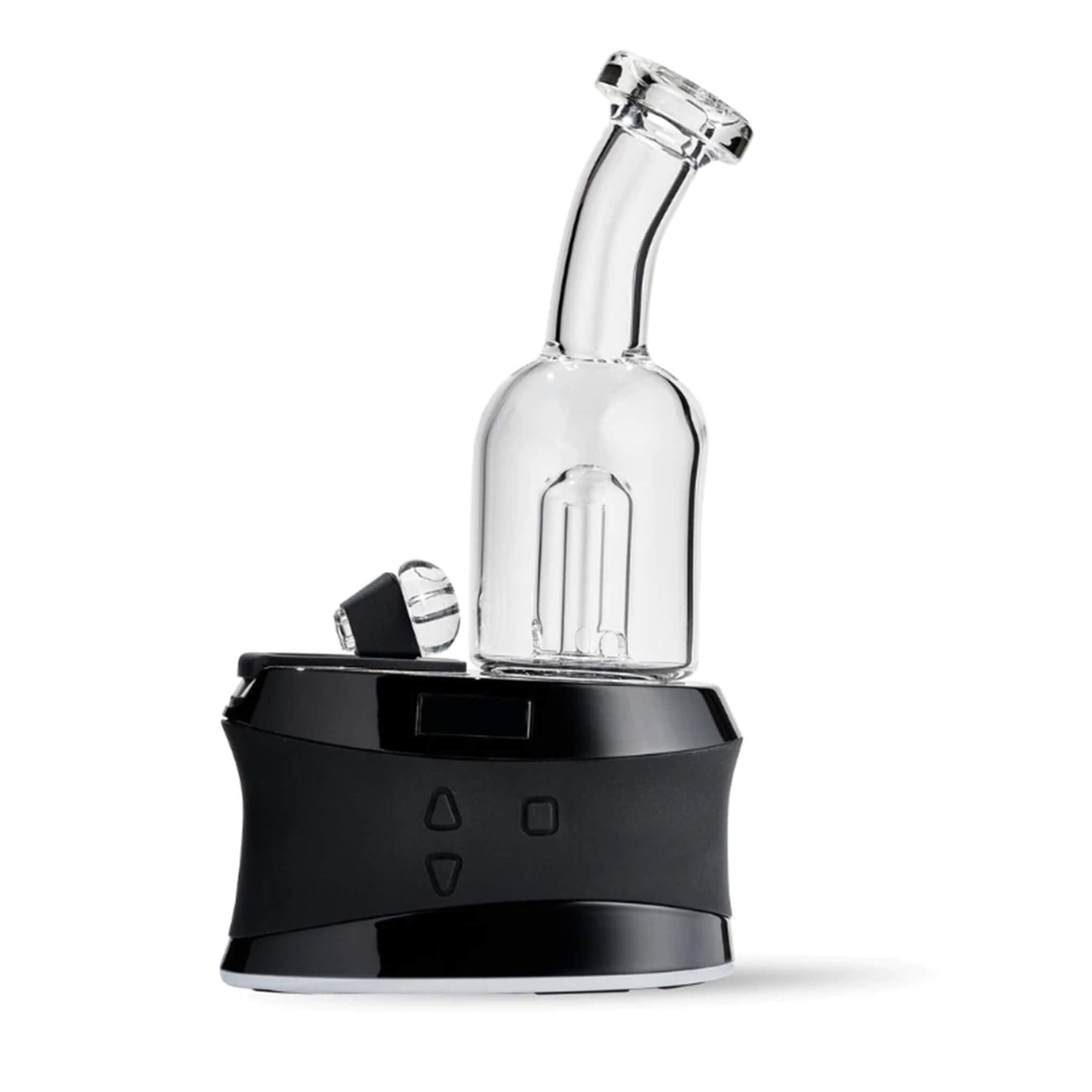 DUO Bent Neck Mouthpiece | In Use Profile View | Dabbing Warehouse