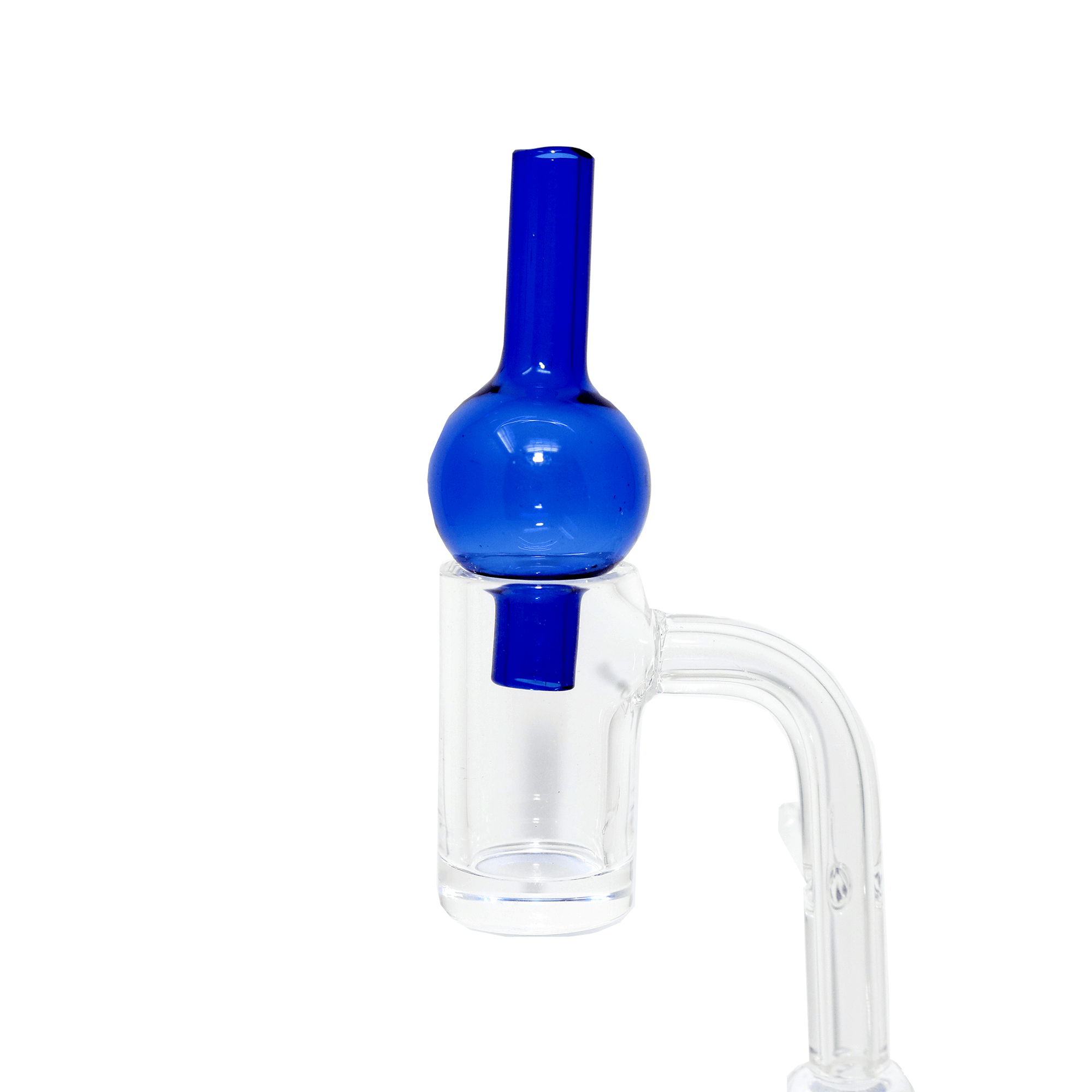 Quartz Carb Cap for Bangers - Blue | In Use View | Dabbing Warehouse