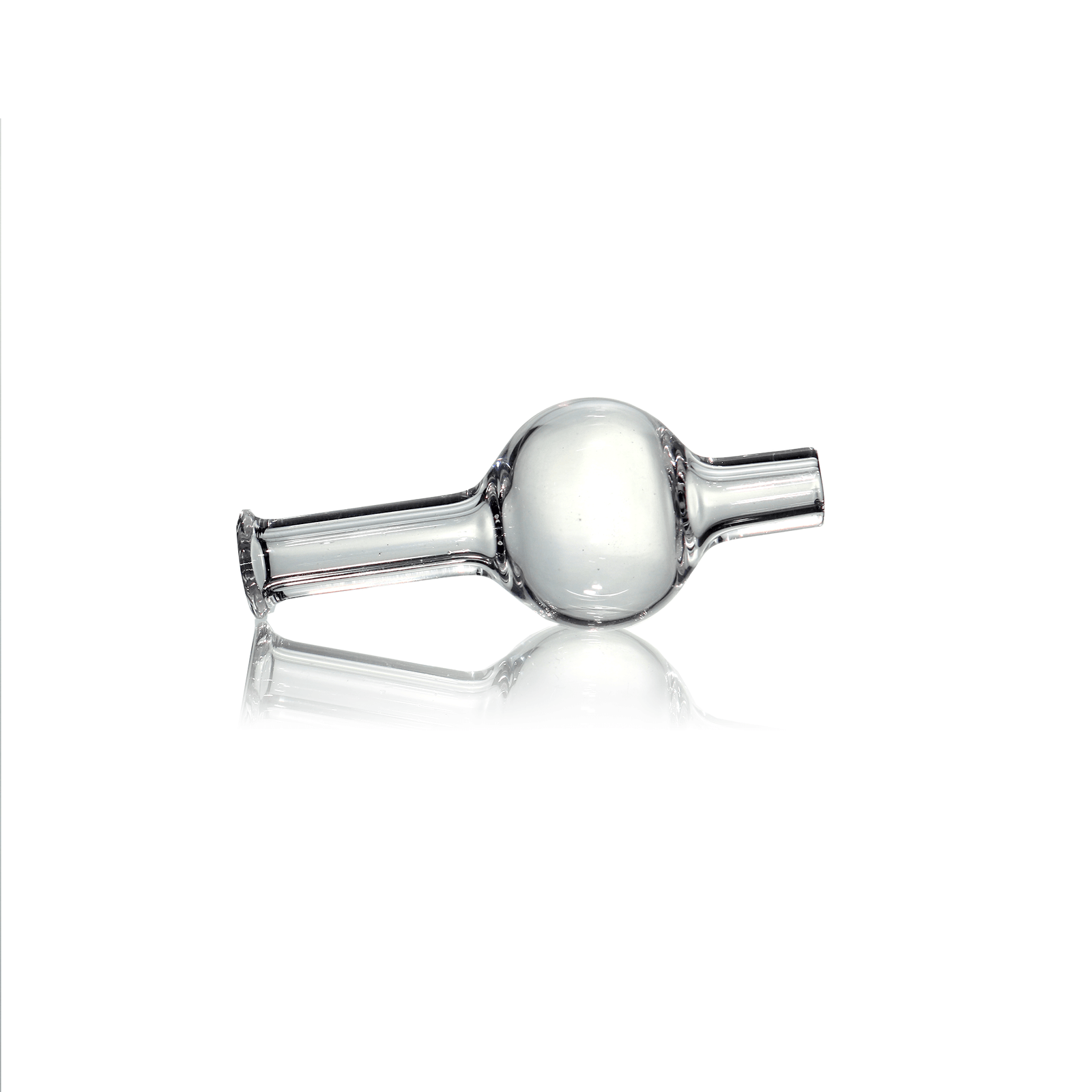 Quartz Carp Cab for Bangers - Clear | Profile View | Dabbing Warehouse