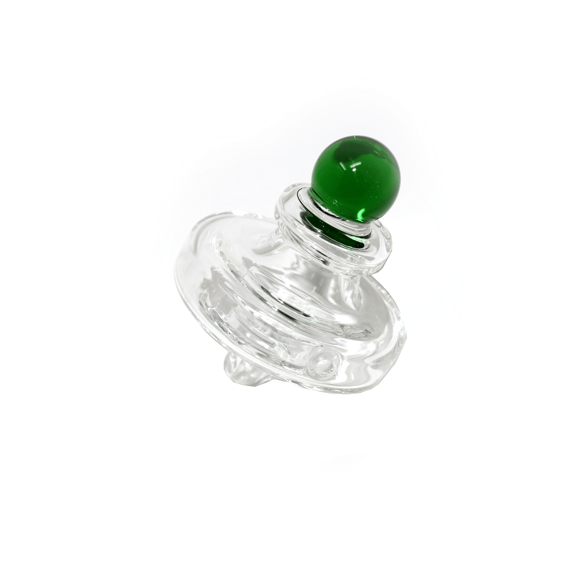 Colorful Flying Saucer Carb Cap | Angled Side View | Dabbing Warehouse