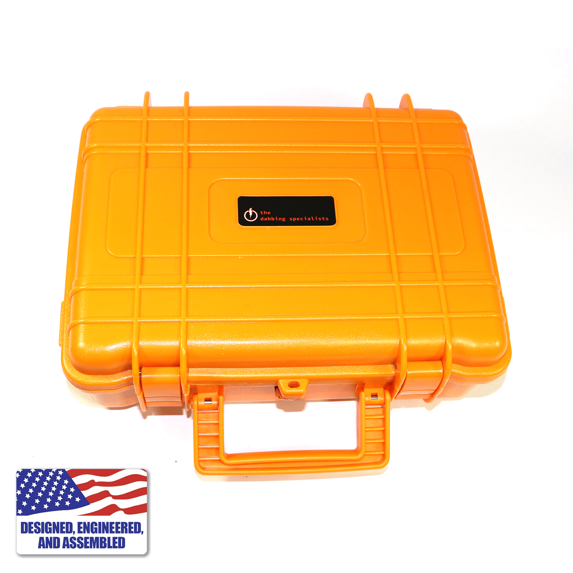Portable Enail Case in Orange - Top View