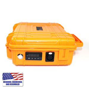 Orange Portable Case Enail Closed View