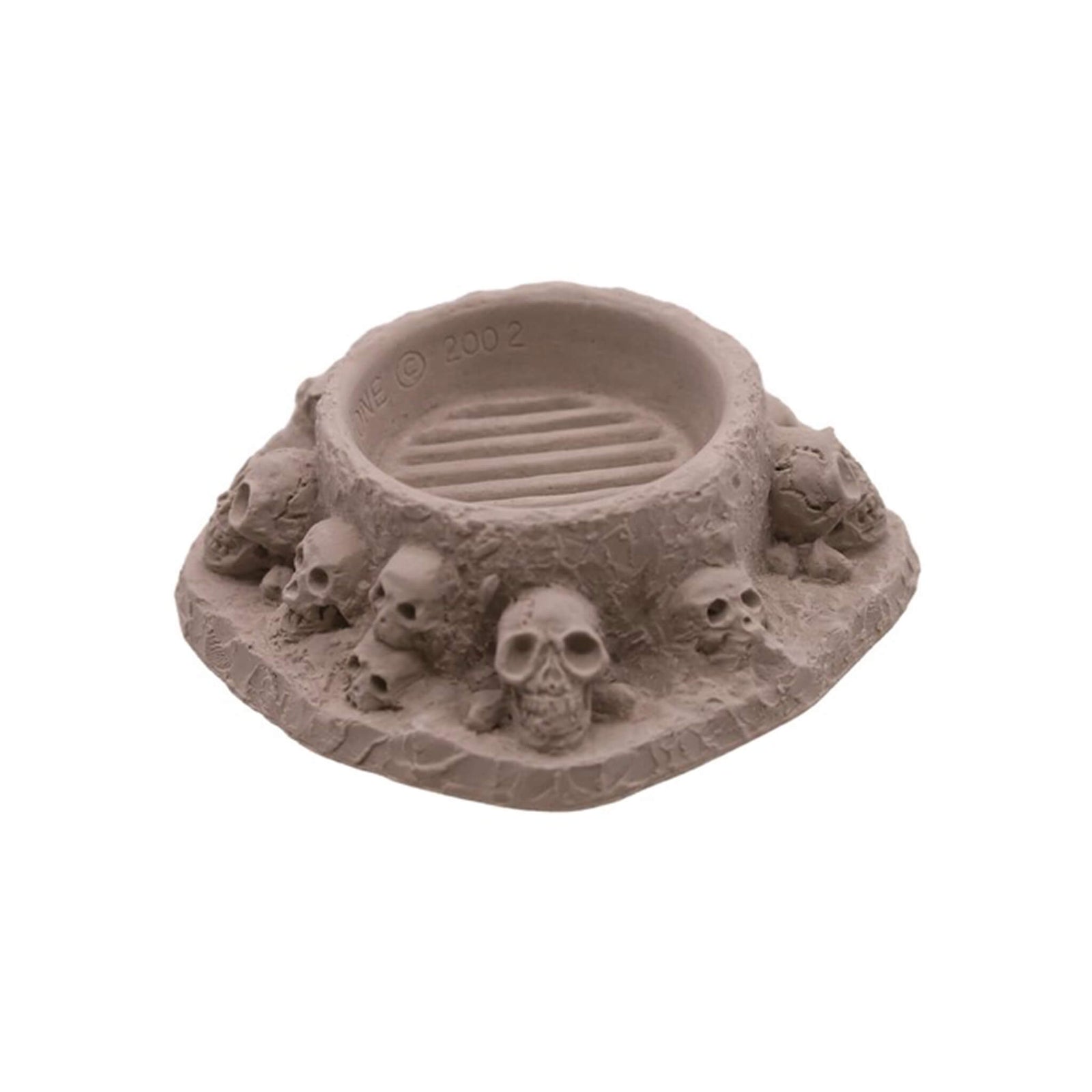 Cement Round Skull Burner | Profile View | Dabbing Warehouse