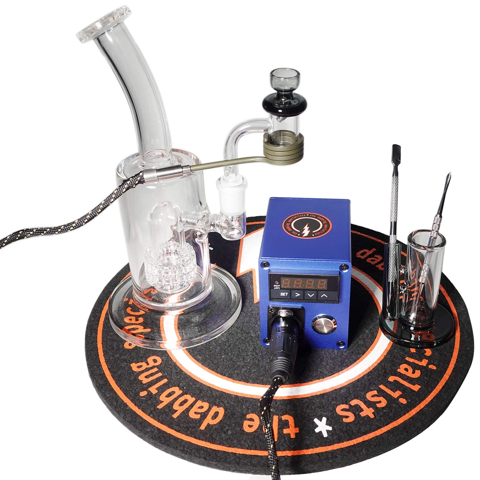 Commander 20mm E-Banger Deluxe Enail Kit | Blue Enail Kit View | Dabbing Warehouse