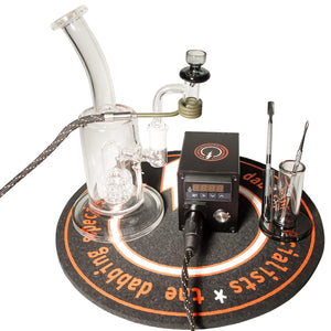 Commander 16mm E-Banger Deluxe Enail Kit | Black Grain Finish View | the dabbing specialists