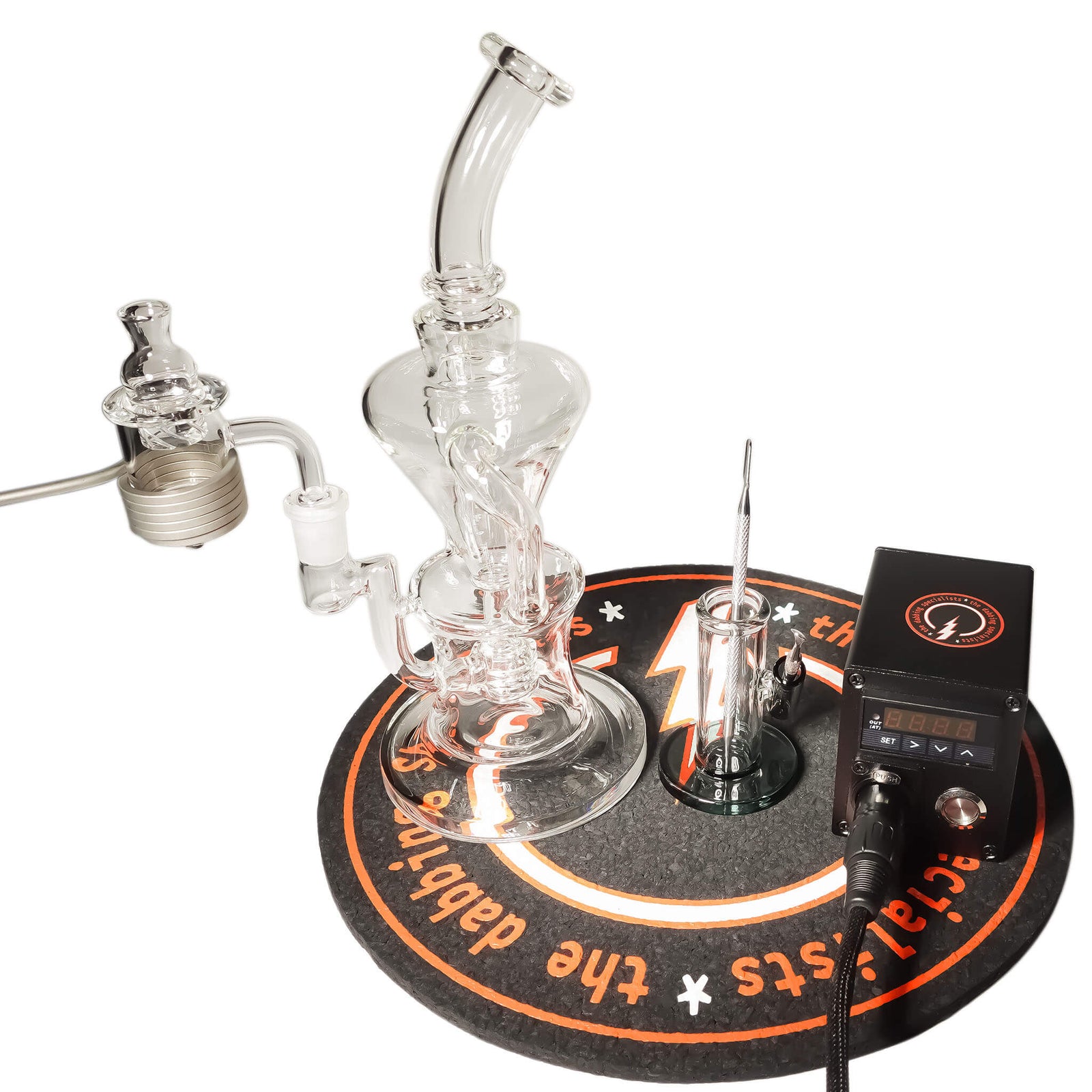 Futurus 30mm E-Banger Deluxe Enail Kit | Black Enail Kit View | the dabbing specialists