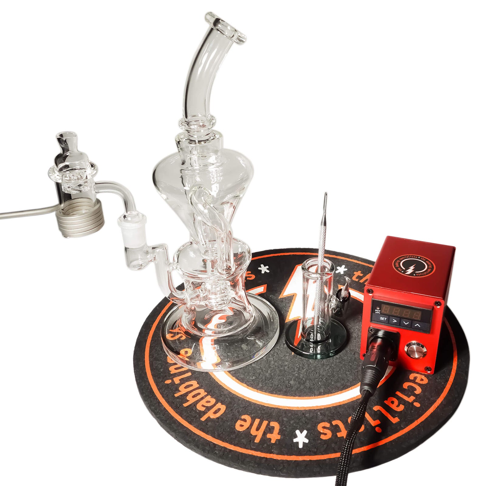 Futurus 25mm E-Banger Deluxe Enail Kit | Red Kit View | Dabbing Warehouse