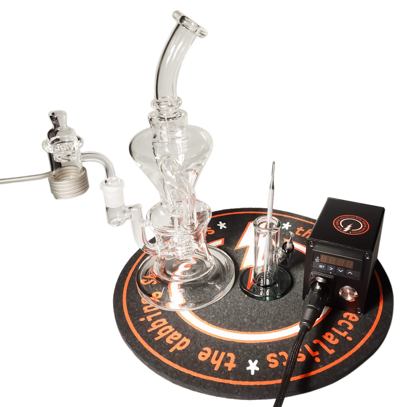 Futurus 25mm E-Banger Deluxe Enail Kit | Red Kit View | Dabbing Warehouse