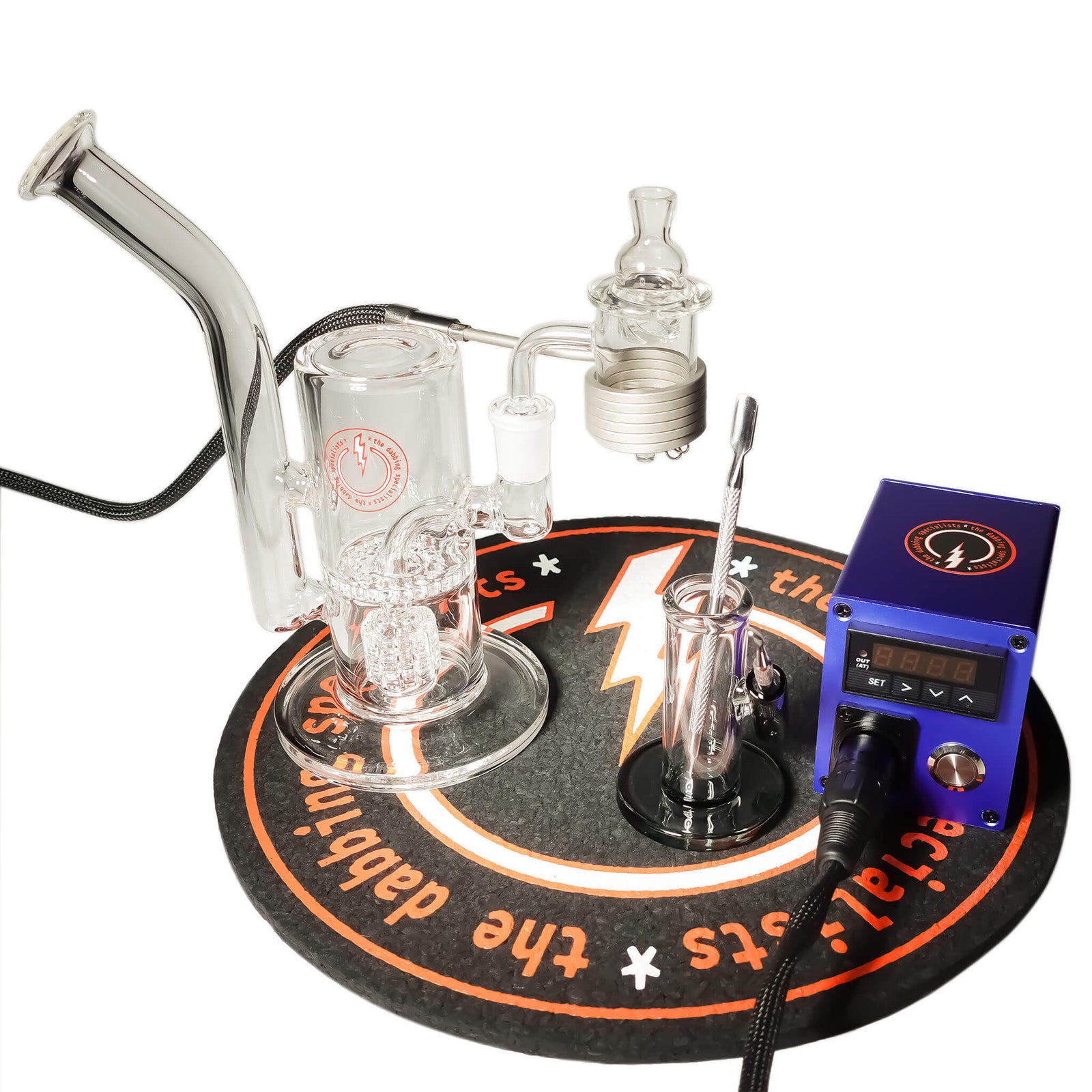 Reborn 30mm E-Banger Deluxe Enail Kit | Blue Kit View | Dabbing Warehouse
