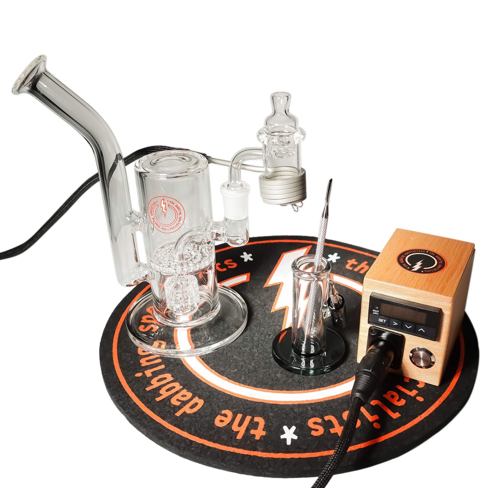 Reborn 25mm E-Banger Deluxe Enail Kit | Black Kit View | Dabbing Warehouse