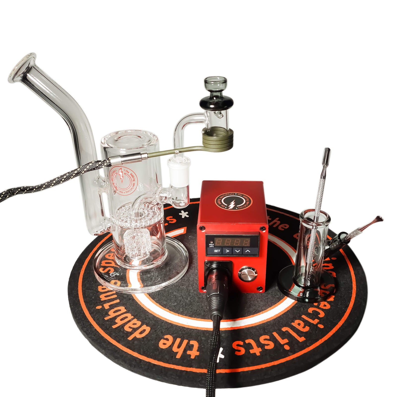 Reborn 20mm E-Banger Deluxe Enail Kit | Red Kit View | Dabbing Warehouse