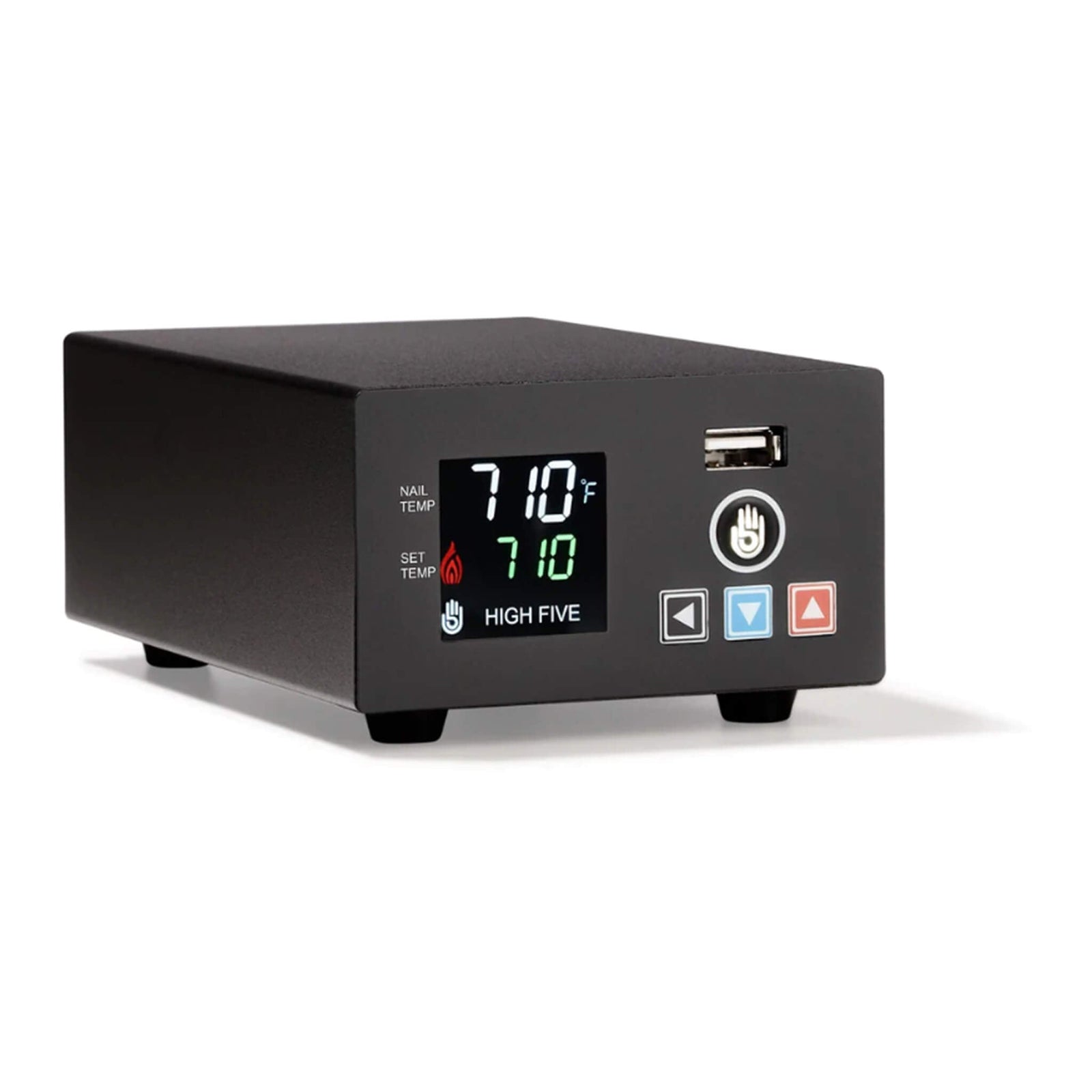 High Five Vape LCD E-Nail Titanium Nail Kit | Complete Enail Kit Profile View | Dabbing Warehouse