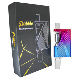 Dabble Dual Use Wax Vaporizer_Blue-Pink with Box