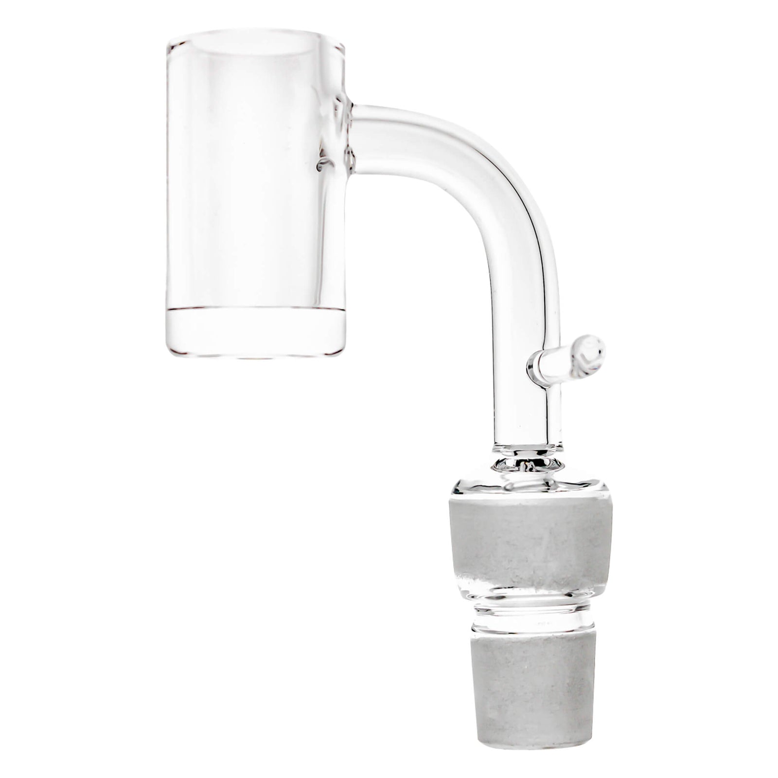 14mm/18mm Male Quartz E-Banger for 20mm Coil | Profile View | Dabbing Warehouse