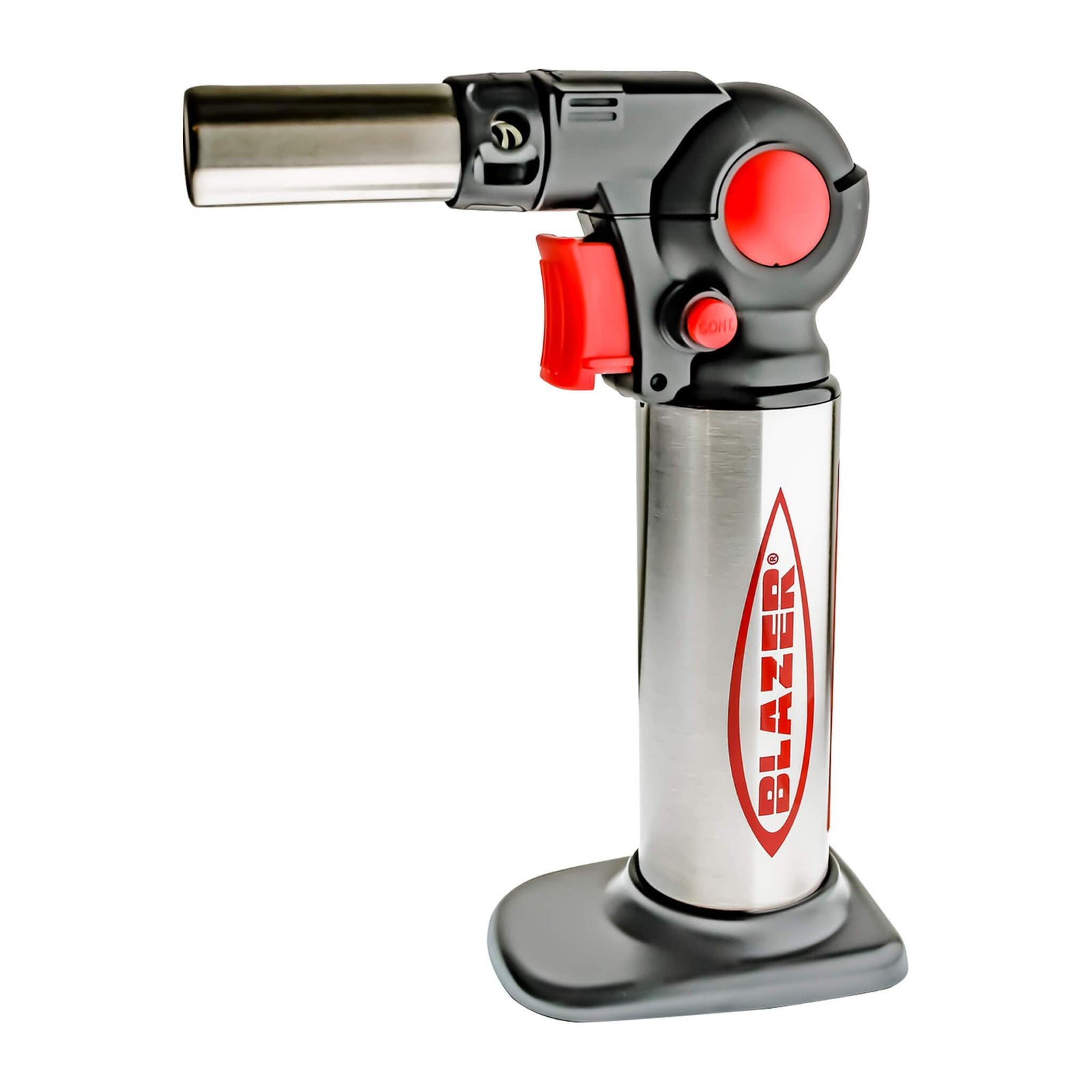 Flexible Turbo Torch | Black & Red View Face Left | Dabbing Warehouse