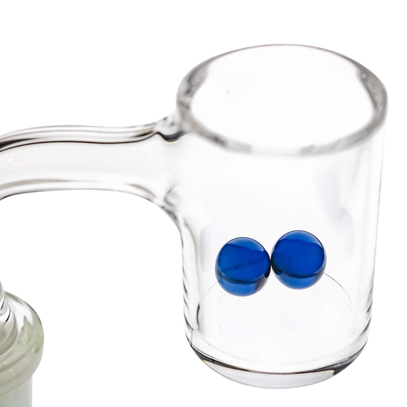 Blue Crystal 8mm Terp Pearls | Blue Crystal Terp Pearls In Banger View | Dabbing Warehouse