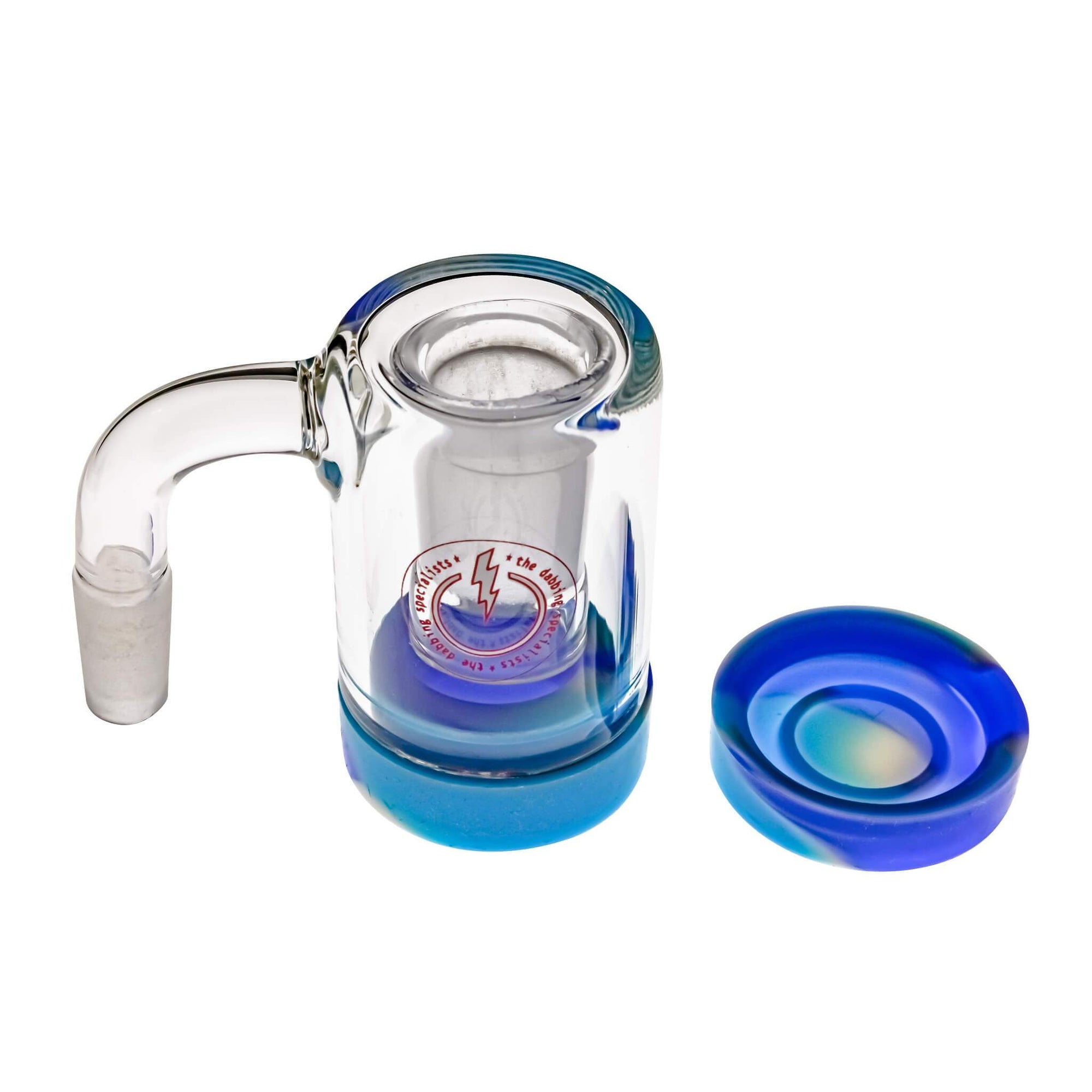 Glass Reclaim Catcher Collector 14 mm Male with Silicone Jar for