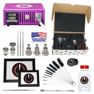 The Complete TDS Dabbing Enail Kit - Deluxe Version | Purple Kit View | Dabbing Warehouse
