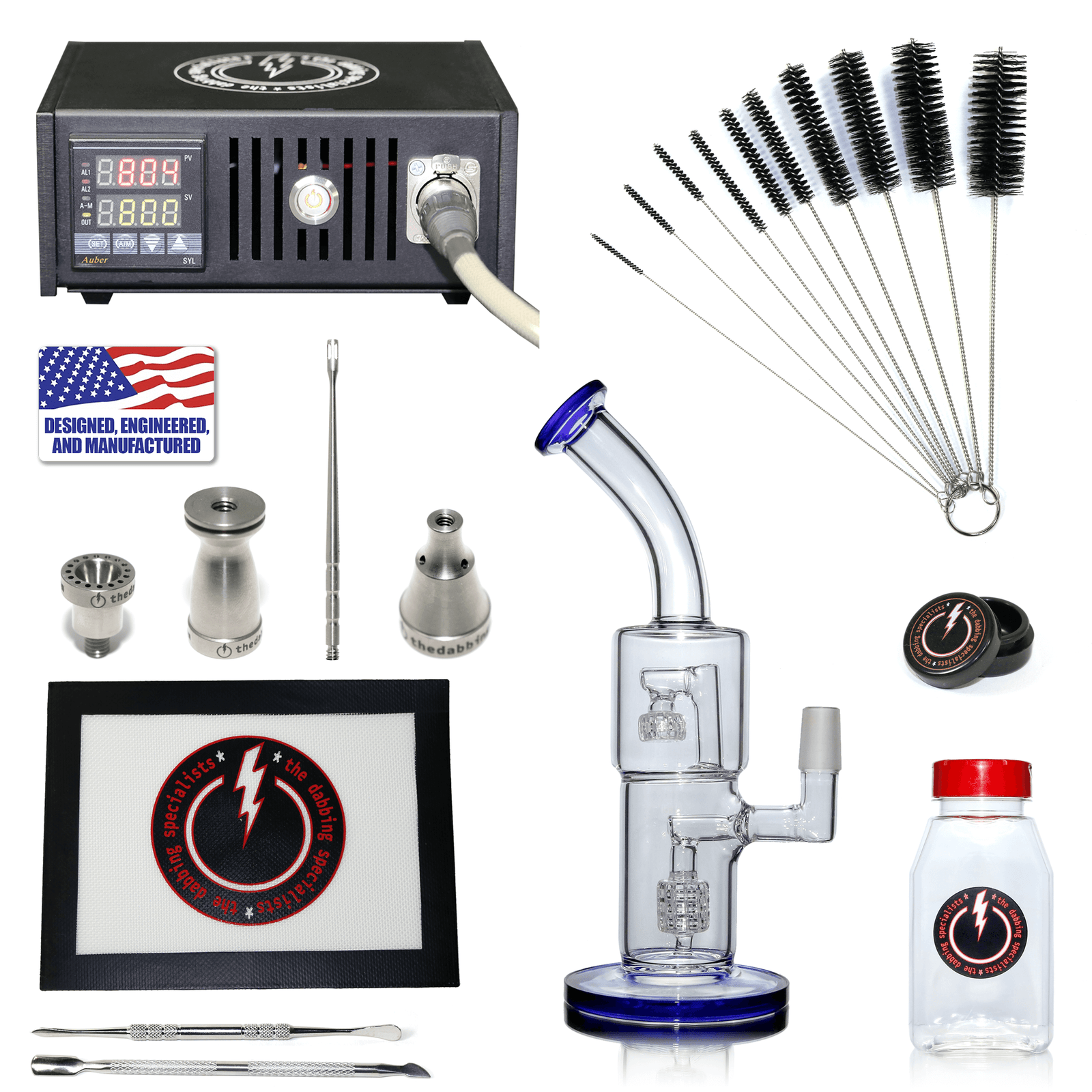 The Complete TDS Dabbing Enail Kit - Economy Version | Orange Kit View | Dabbing Warehouse