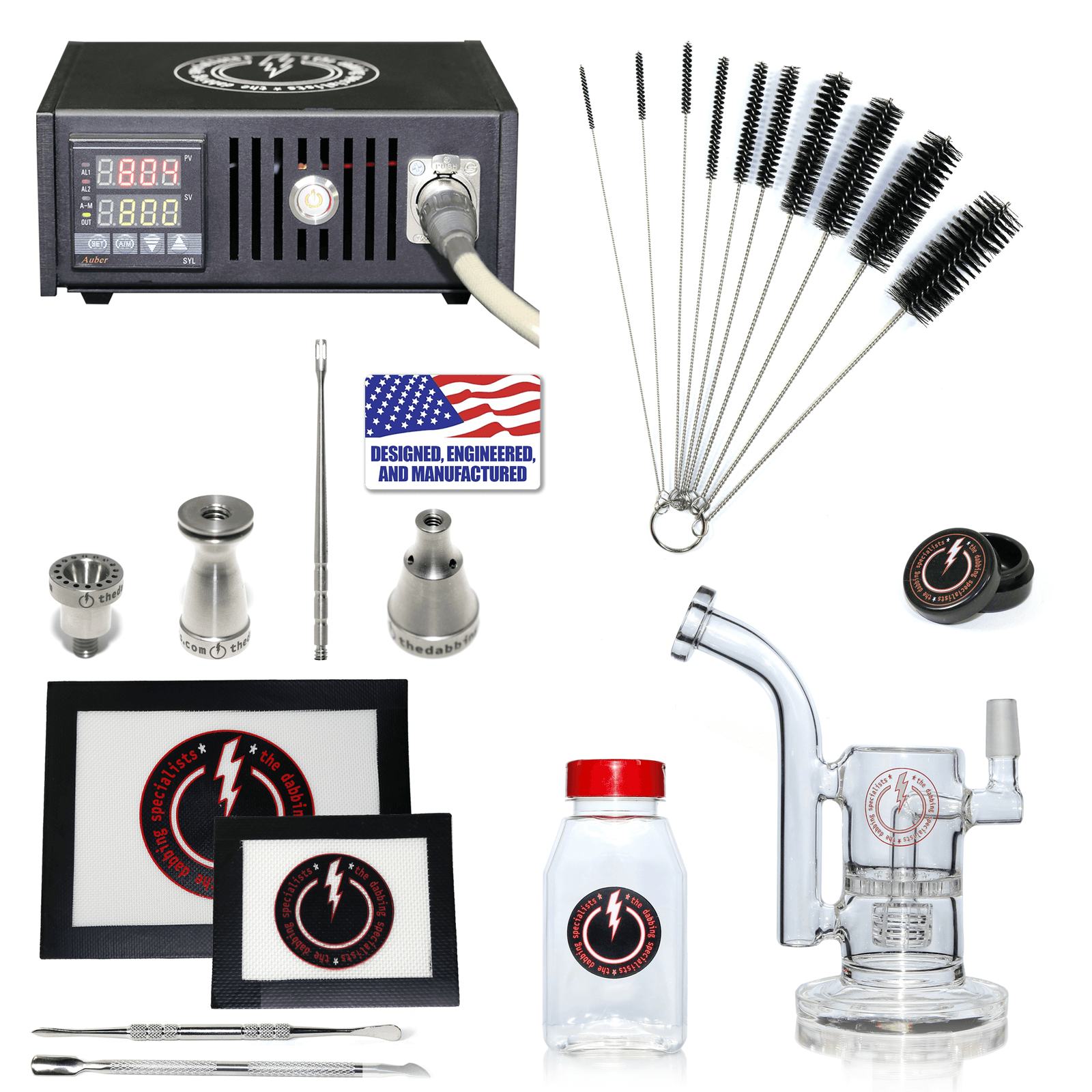 The Complete TDS Dabbing Enail Kit - Intermediate | Orange Kit View | Dabbing Warehouse