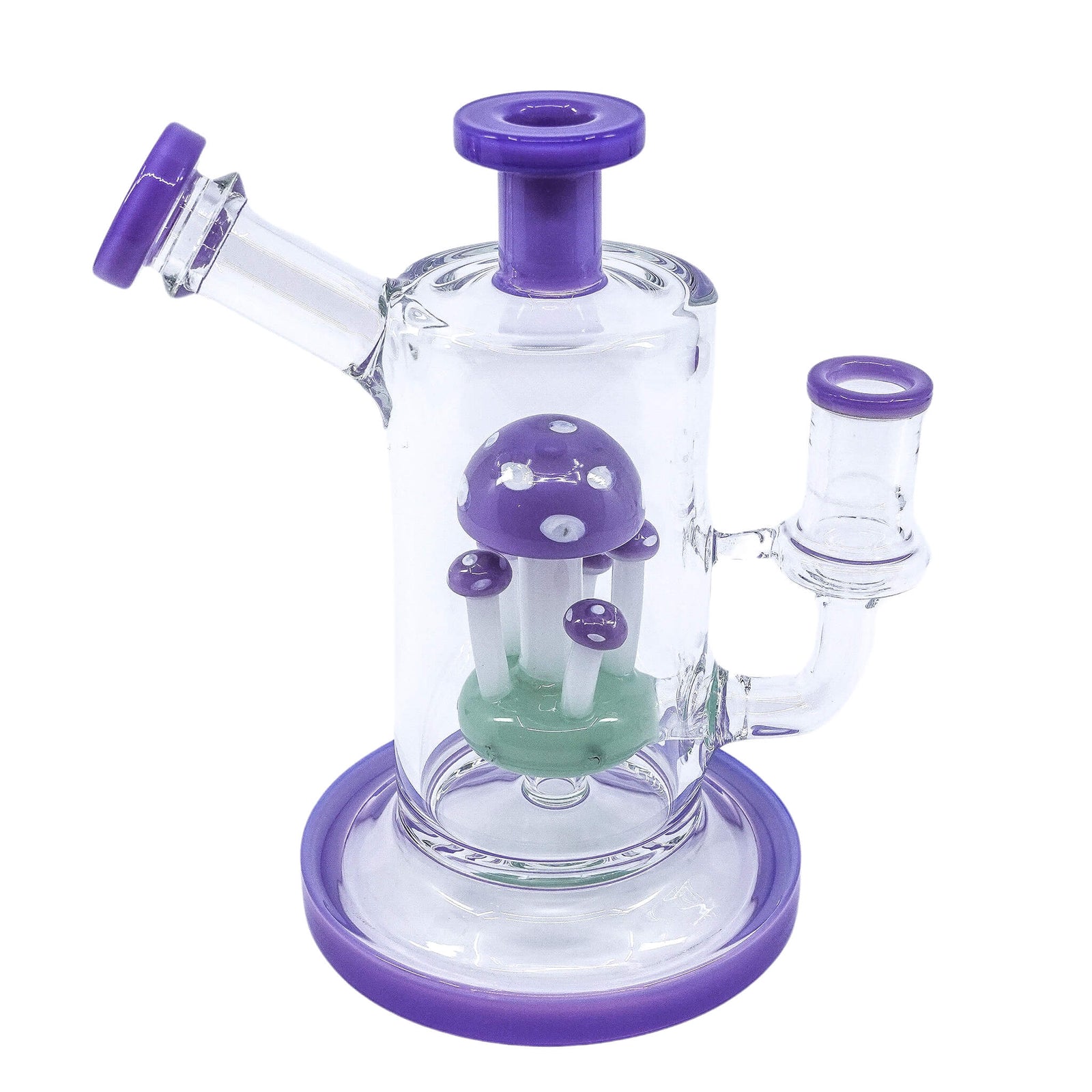Mushroom Can Dab Rig | Purple Profile View | Dabbing Warehouse