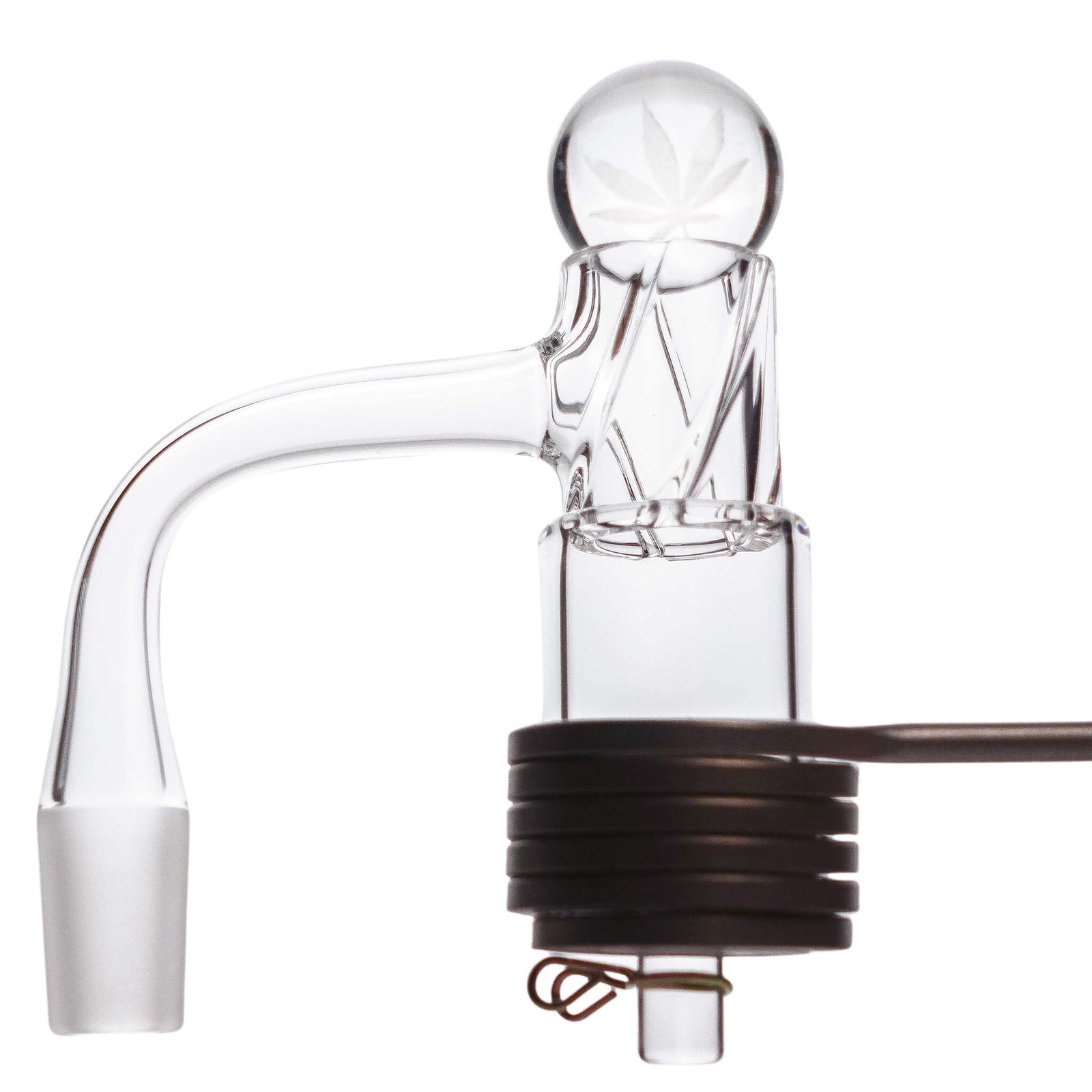 Full Weld 25mm Cyclone E-Banger Kit | Complete Profile View | the dabbing specialists