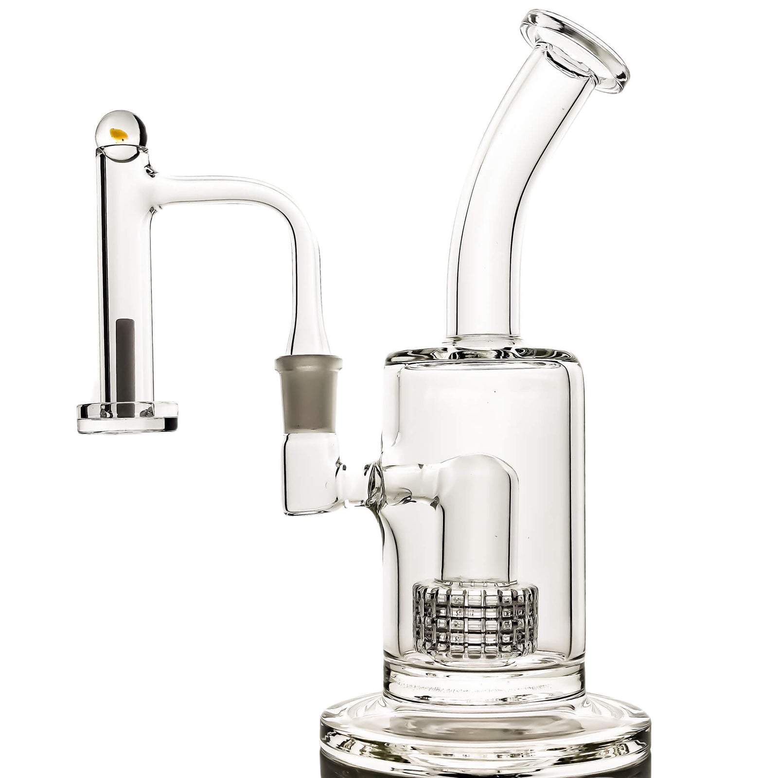 Commander To Control Tower Dabbing Kit | Clear Quartz Pillar Profile View | the dabbing specialists
