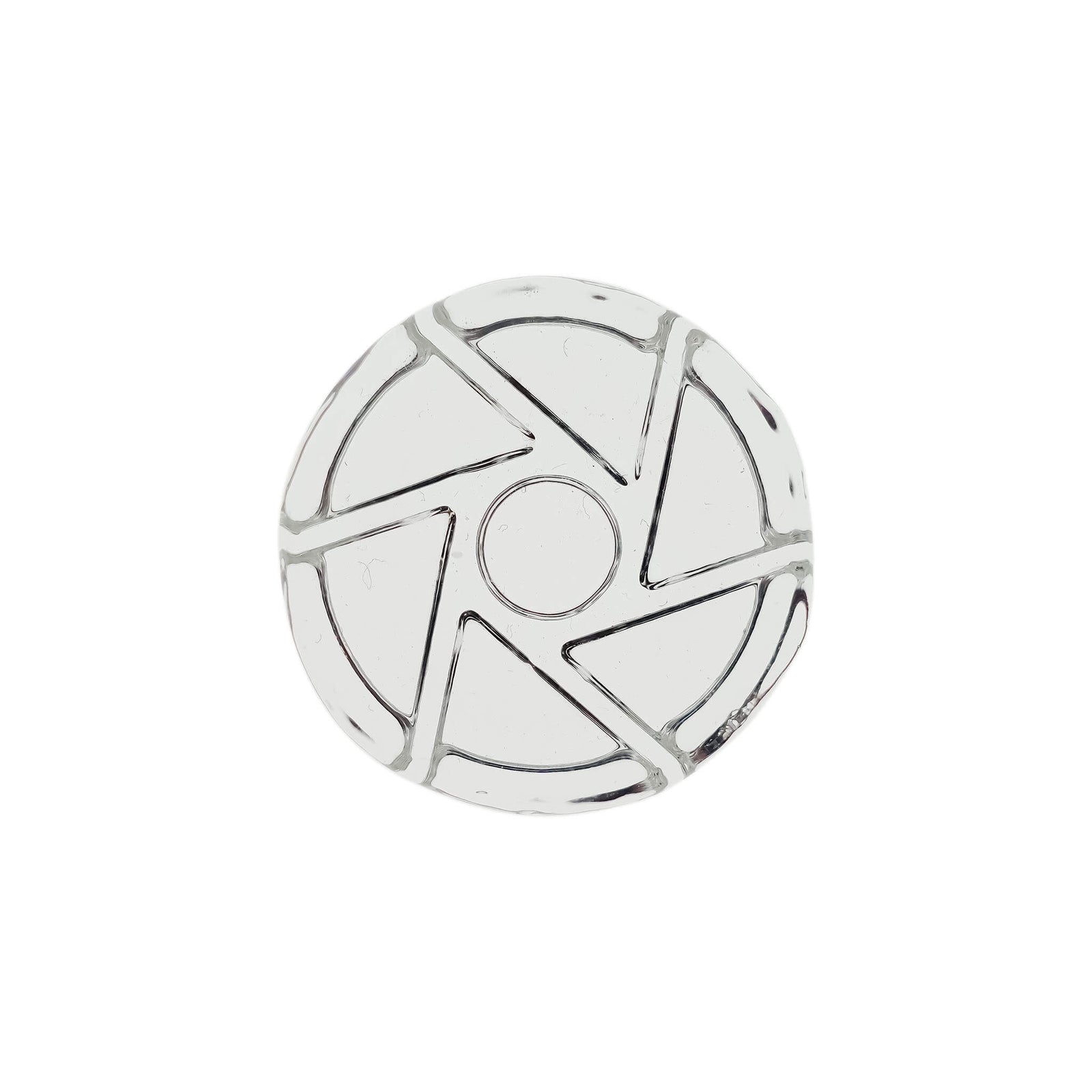 25mm Poker Chip Spinner Cap | Underside Close Up View | Dabbing Warehouse